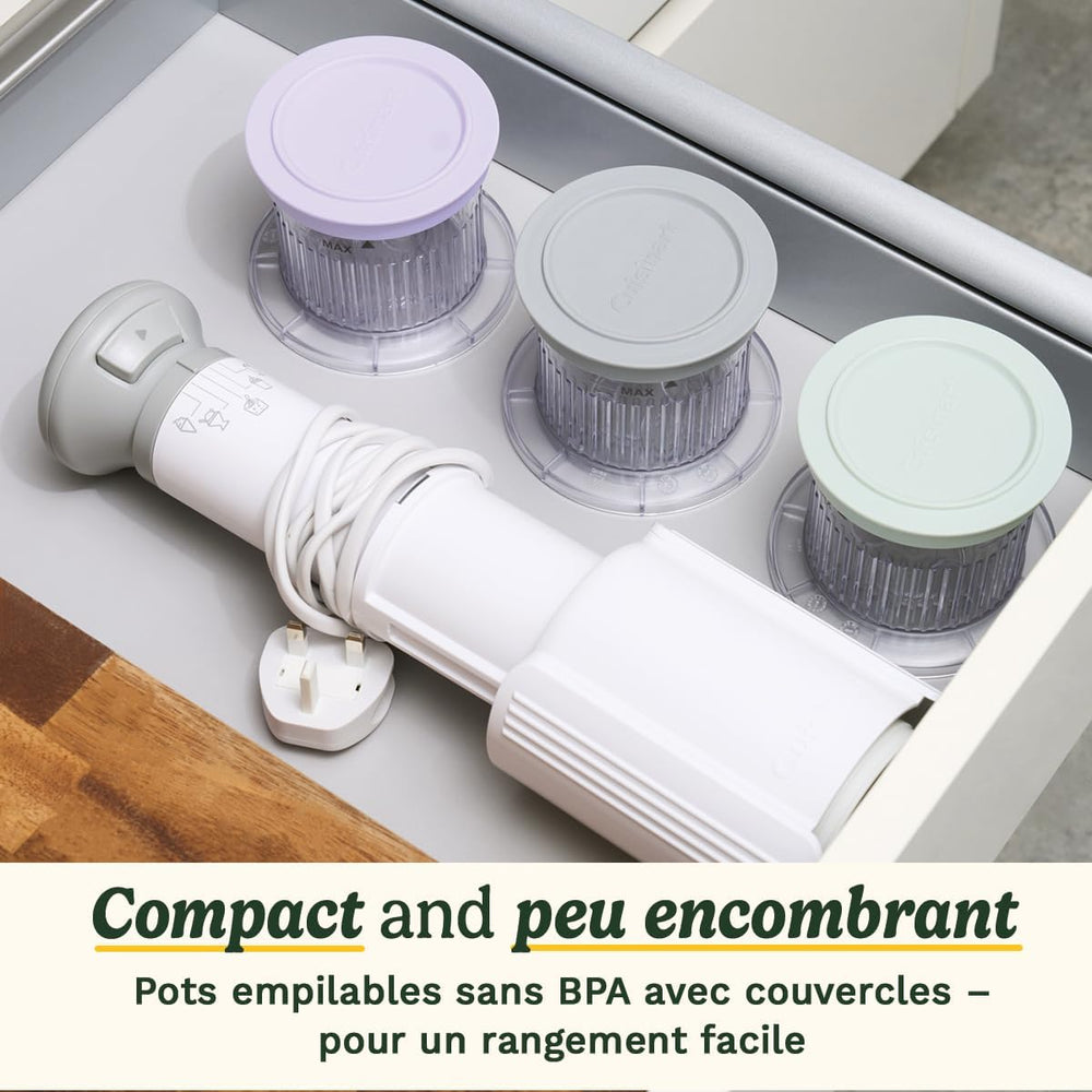 Cuisinart Sorbetière - Fait de la crème glacée, du gelato, du sorbet et du yogourt glacé en 40 minutes - Desserts maison - Facile à utiliser - Acier inoxydable - ICE100BCU