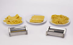 Ariete Pastamatic 1593, Electric Pasta Machine, 2 Speeds + Pulse, 9 Variable Thicknesses, 5 Dough Shapes, Fixing Clamp and Crank Included, 90 W