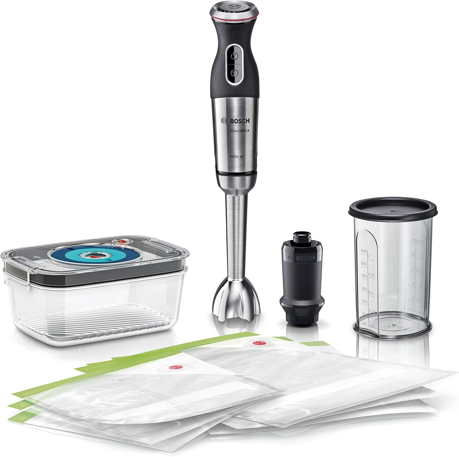 Bosch Household Appliances MS6CB61V1 ErgoMixx Hand blender, Plastic, Black