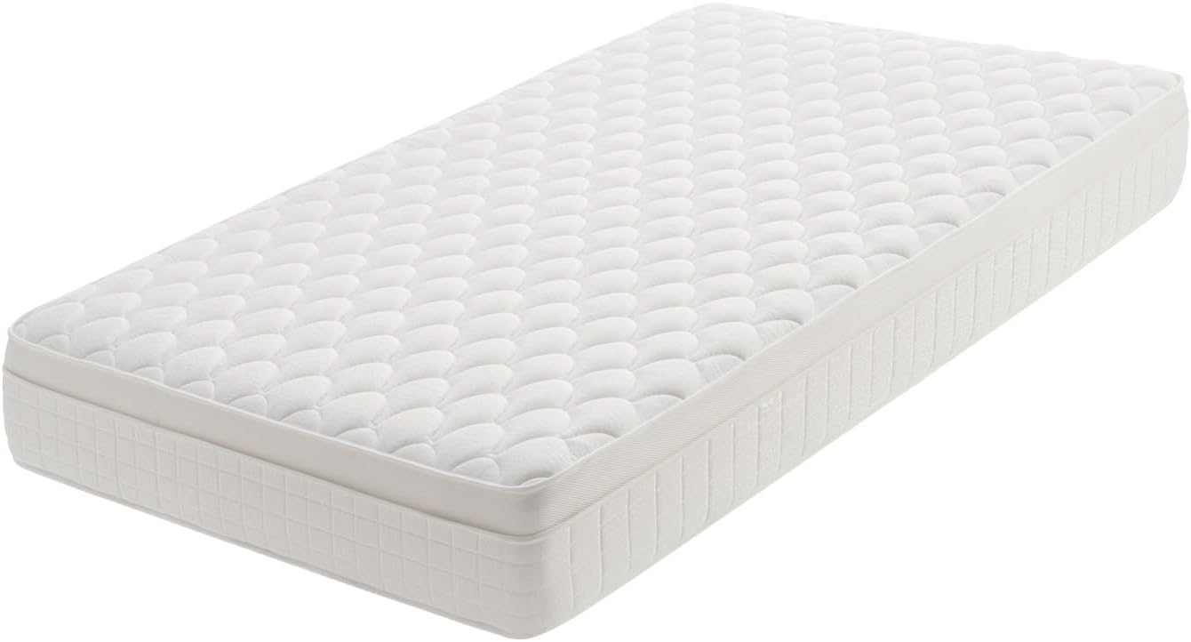 Moonia - Matelas Ressorts Ensachés 135 x 190 cm - Grand Lit - Matelas de Haute Durabilité - Matelas Anti-acariens - Modèle Box Spring Premier