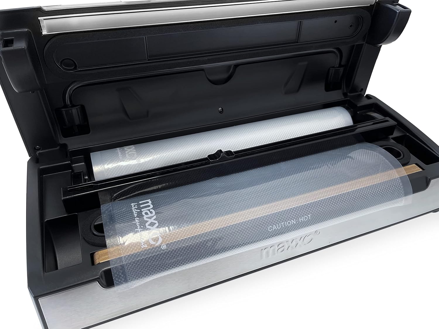 Maxxo VM ChamberLine 40 Professional Food Vacuum Sealer - Vacuum Chamber 72 L/min, Stainless Steel, Double Welding, Vacuum Sealer + 30 Bags Included