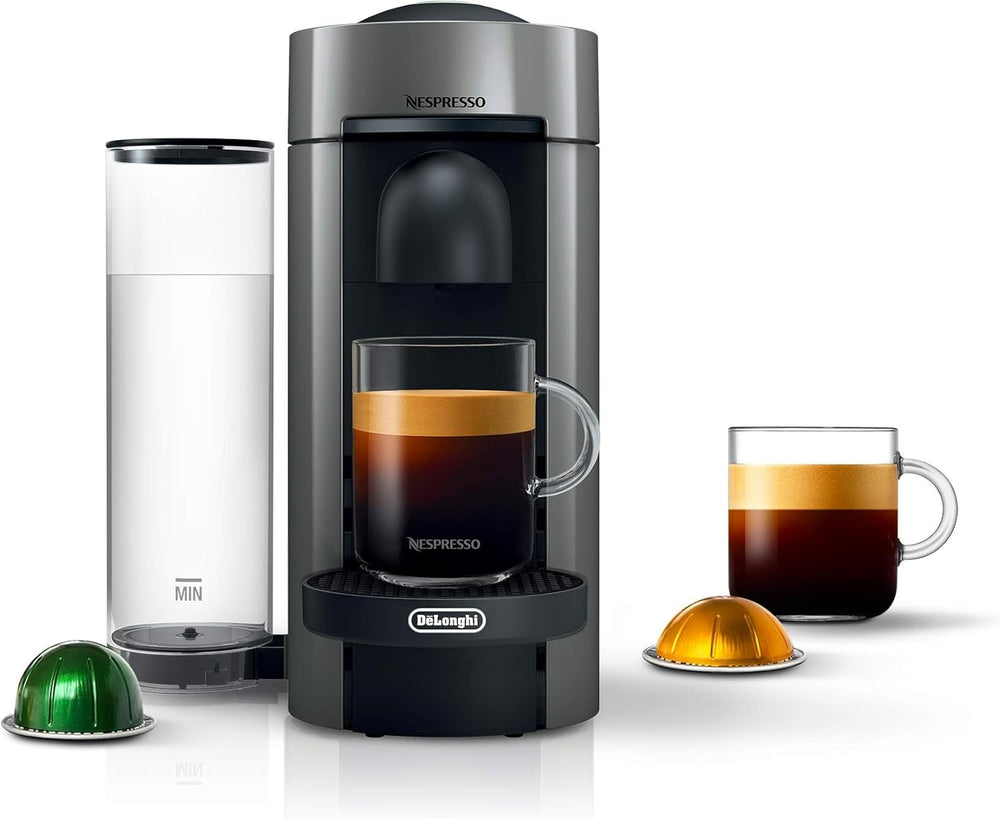 Nespresso Vertuo Plus Coffee and Espresso Maker By De'Longhi, Ink Black