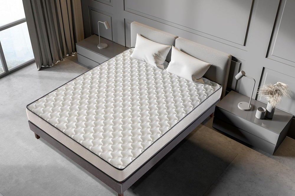 DAGOSTINO HOME BOUTIQUE COLLECTION Matelas Mousse 90x200 New York - Ferme - Réversible - Côté Été/Hiver - H15 Cm