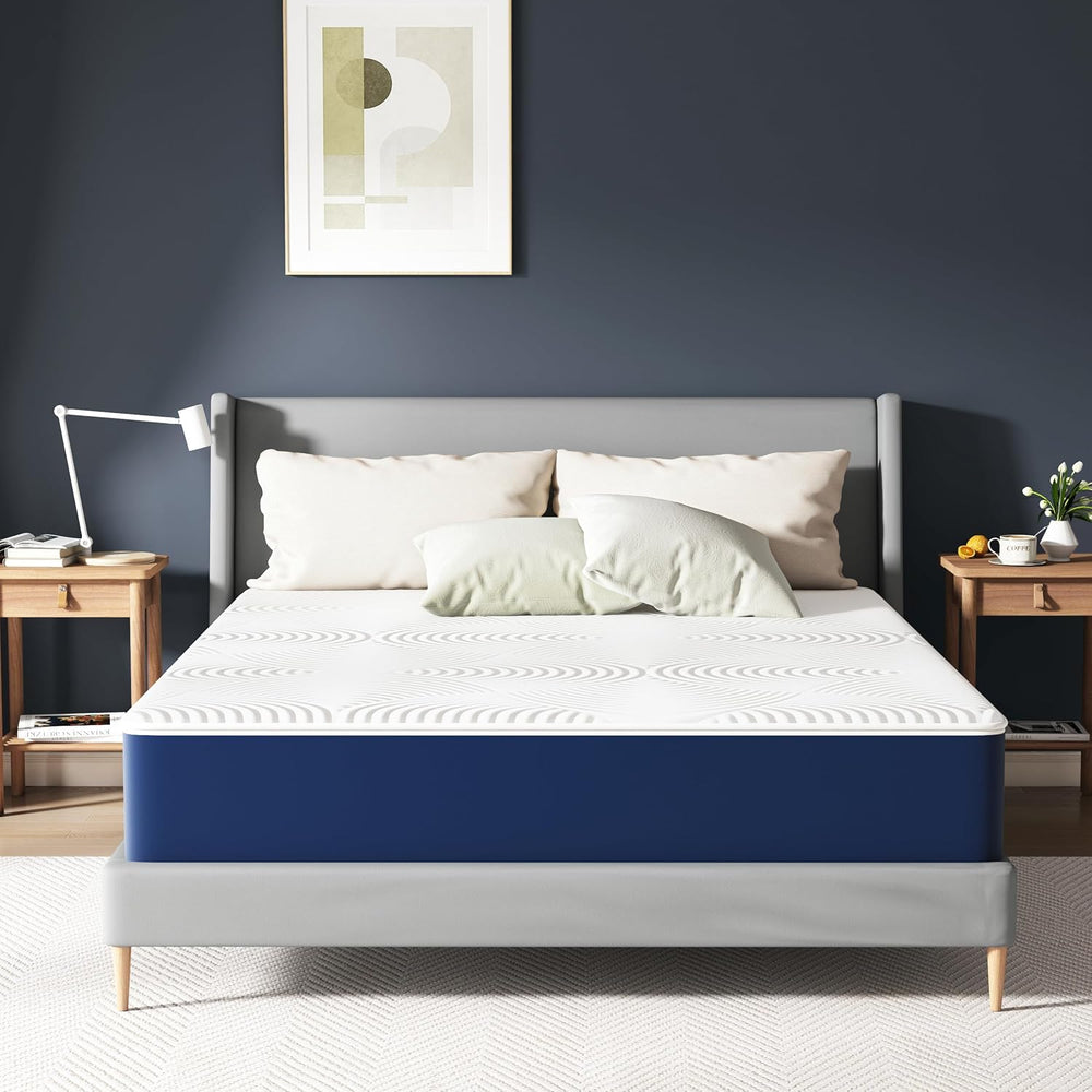 Matoresu Matelas 140x200 Hauteur 25cm, Matelas Hybride à Ressorts Ensachés Indépendant en Mousse à Mémoire de Forme, Tissu Doux pour La Peau&Soutien Confortable, Matelas 2 Personnes Moyenne Ferme