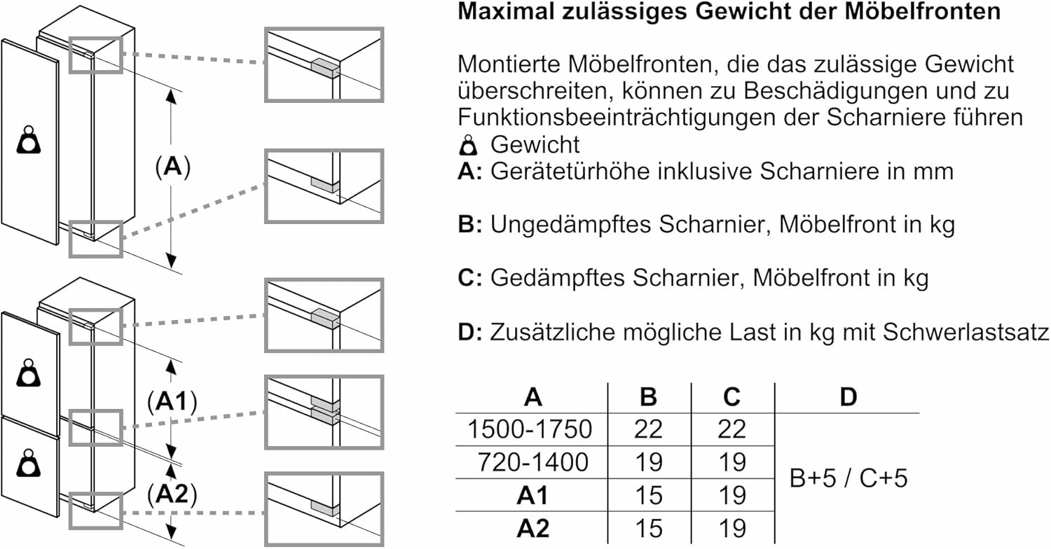 Siemens KI31RADD1 iQ500 - Réfrigérateur encastrable - 102,5 x 56 cm - 165 l - Fabriqué en Allemagne - Très silencieux, hyperFresh Box - Fraîcheur plus longue - Éclairage LED - SuperCooling -