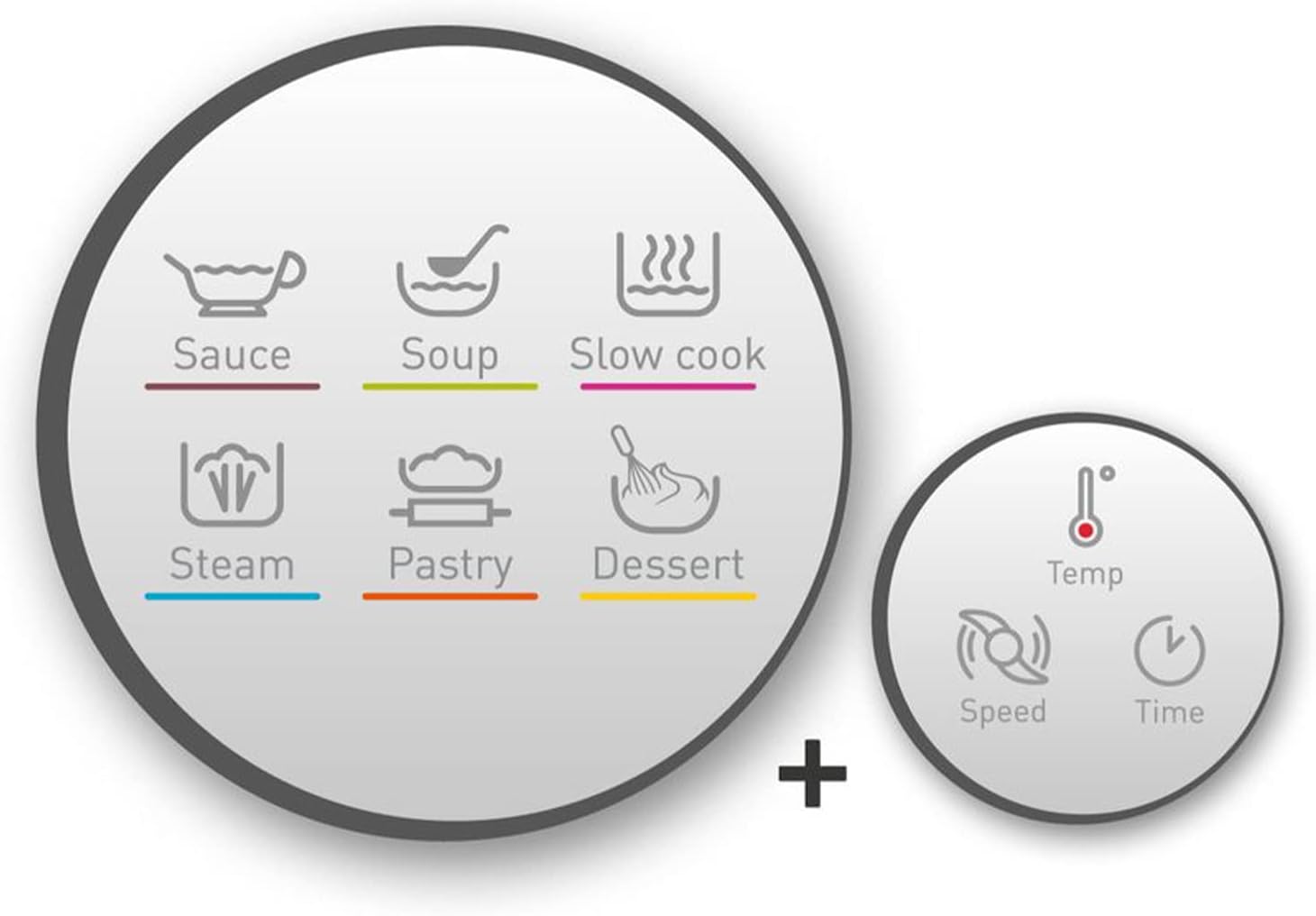 MOULINEX COMPANION XL Multifunctional Robot Cooker Bowl 4.5L 12 Programs Auto Soups Gazpacho Kitchen Robot Mixer Chopper Kneader 1550W HF80CB10