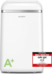 COMFEE' Climatiseur Mobile 9000 BTU/h 2,6kW, 3-EN-1 Refroidisseur Déshumidificateur Ventilateur, Fonction Follow me, Minuterie, Mode nuit, Pour salon et maison de 33㎡/88m³, MPPH-09CRN7, R290
