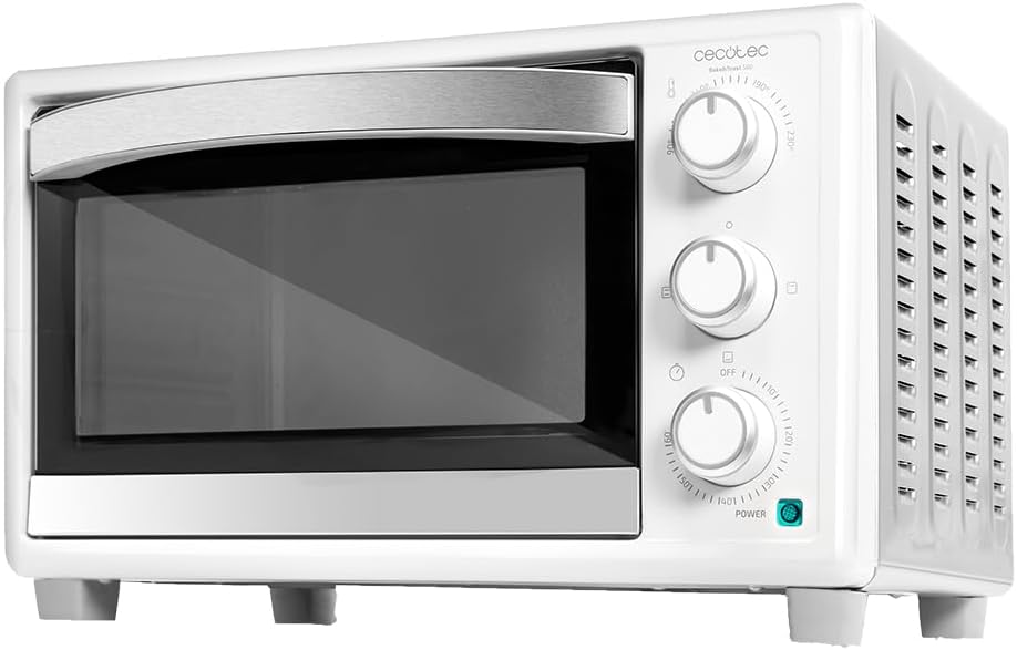 Cecotec Bake&Toast 4600 Black Gyro Countertop Oven, 46 L, 2000 W, 12 Combinable Heating Functions, Includes Rotating Spindle, Crumb Catcher Tray.
