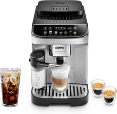 De'Longhi Magnifica Evo Automatic Espresso & Coffee Machine with Manual Milk Frother, Built-in Grinder & Auto-Clean Function - For Latte, Cappuccino, Americano, Iced Coffee, ECAM29043SB