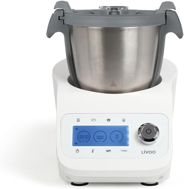 LIVOO Super Cooker, 12 fonctions, Bol 3.5L, Accessoires inclus
