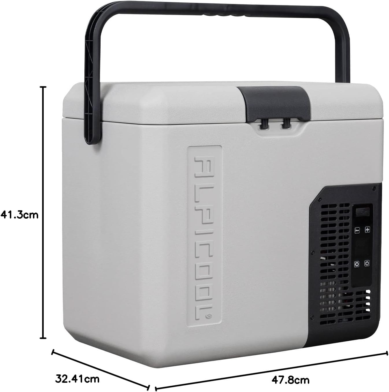 Alpicool LGMP8 8L Glaciere Portable Réfrigérateur Voiture Camping Congélateur 12/24V Mini Frigo pour Maison, Bureau ou Pique-Nique en Plein Air/ -20 à 20℃(Batterie Non Incluse)