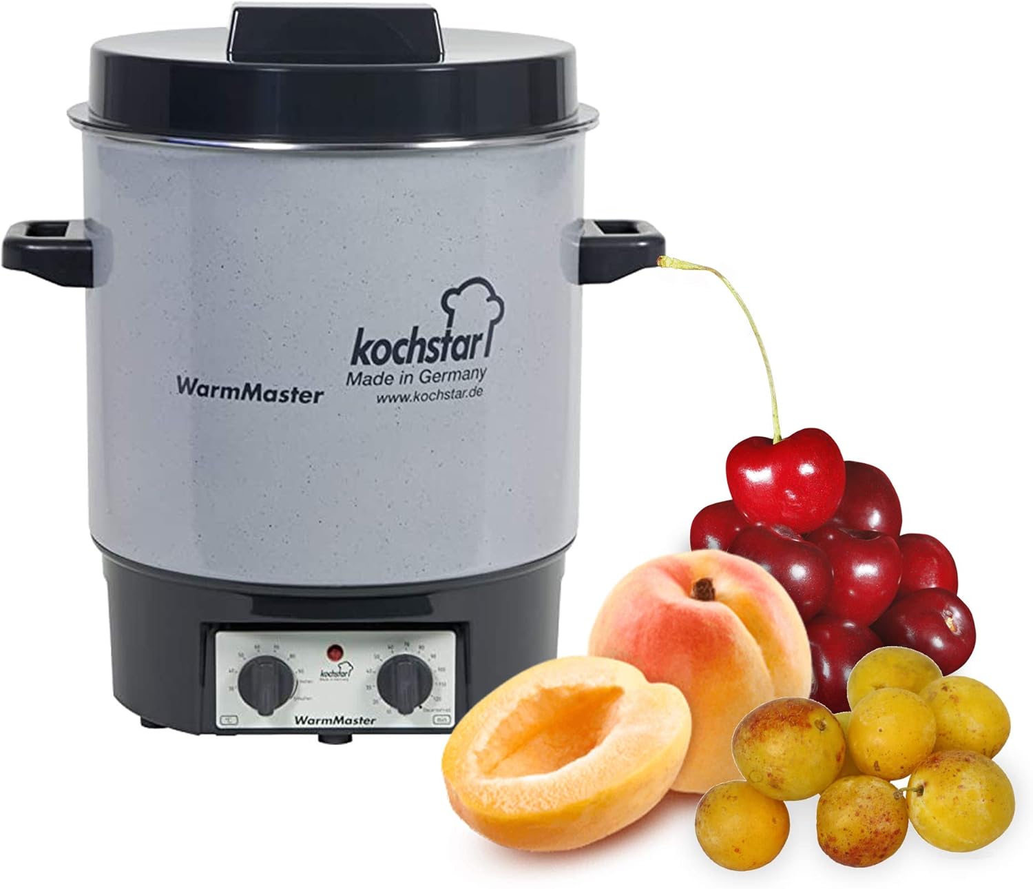 Kochstar K99104035 Electric Sterilizer with Thermostat and Tap 27 Litres 50 x 46.5 x 37 cm Grey