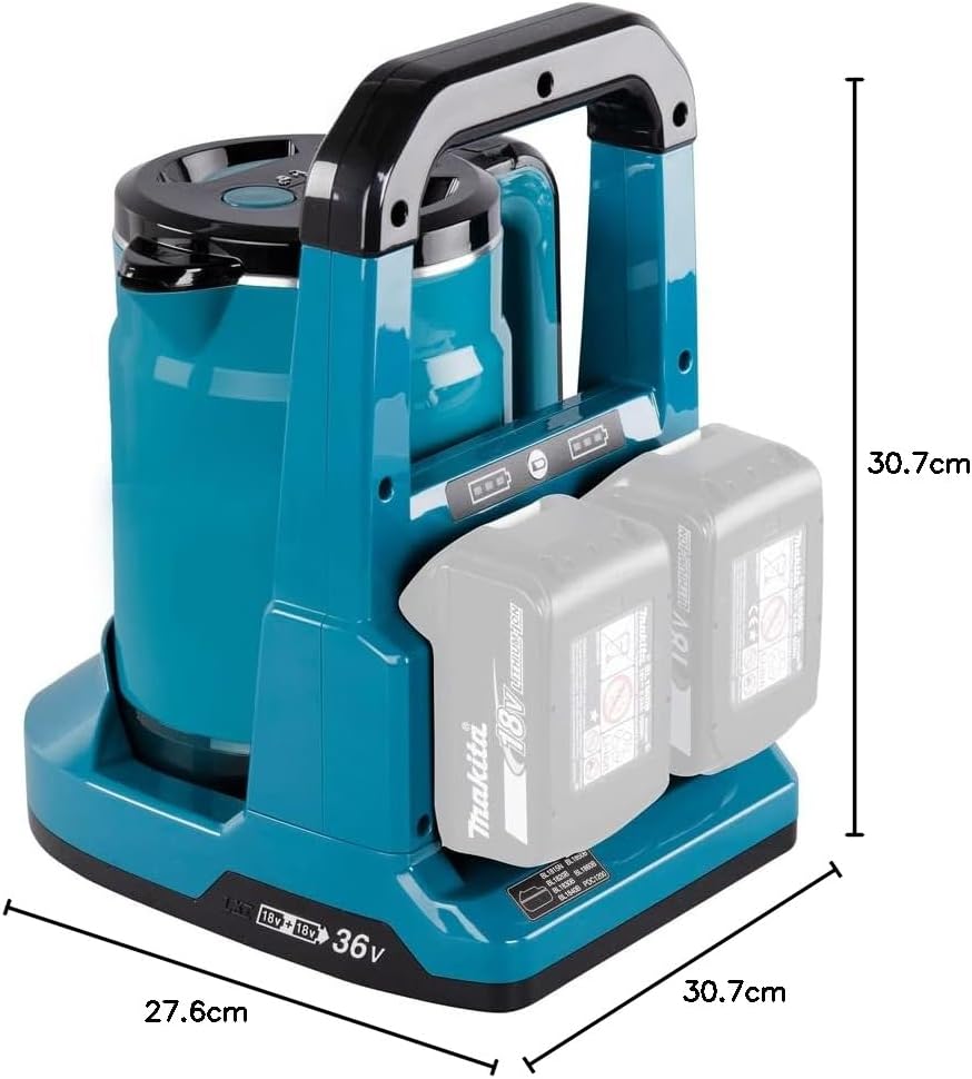 Kettle 36V (2x18V) 800ml (product only) - MAKITA DKT360Z
