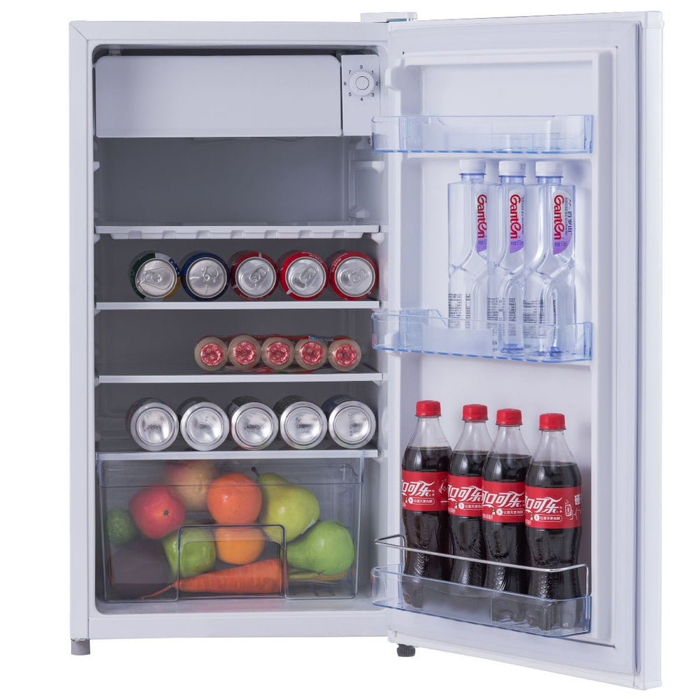 Frigo Combiné Mini Réfrigérateur 91 Liters Mini-frigo Classe Energétique F Economies d’Energie 49 x 45 x 84 cm Blanc -