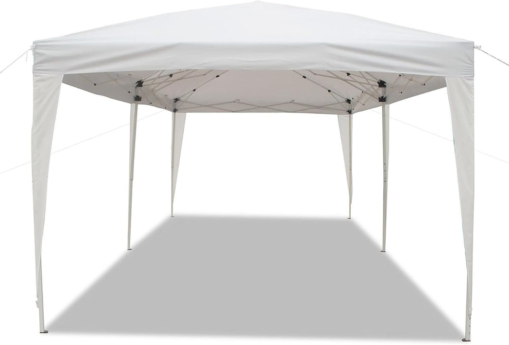 Goutime tonnelle Pliante 3x6,Pop up canopée Gazebo Tente de fête,4 Murs détachables Même Sac à roulettes,abri de Jardin Exterieur,Tente de réception（Blanc）