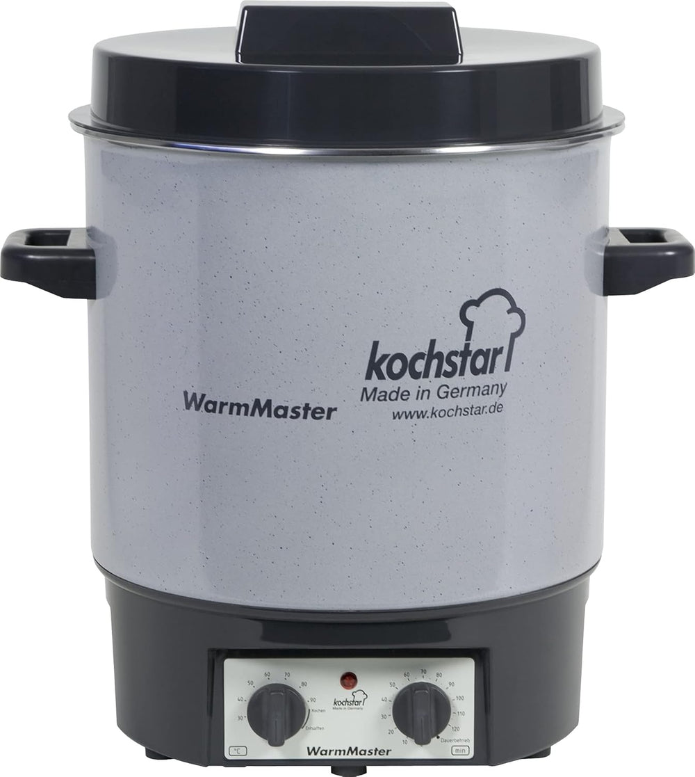 Kochstar K99104035 Electric Sterilizer with Thermostat and Tap 27 Litres 50 x 46.5 x 37 cm Grey