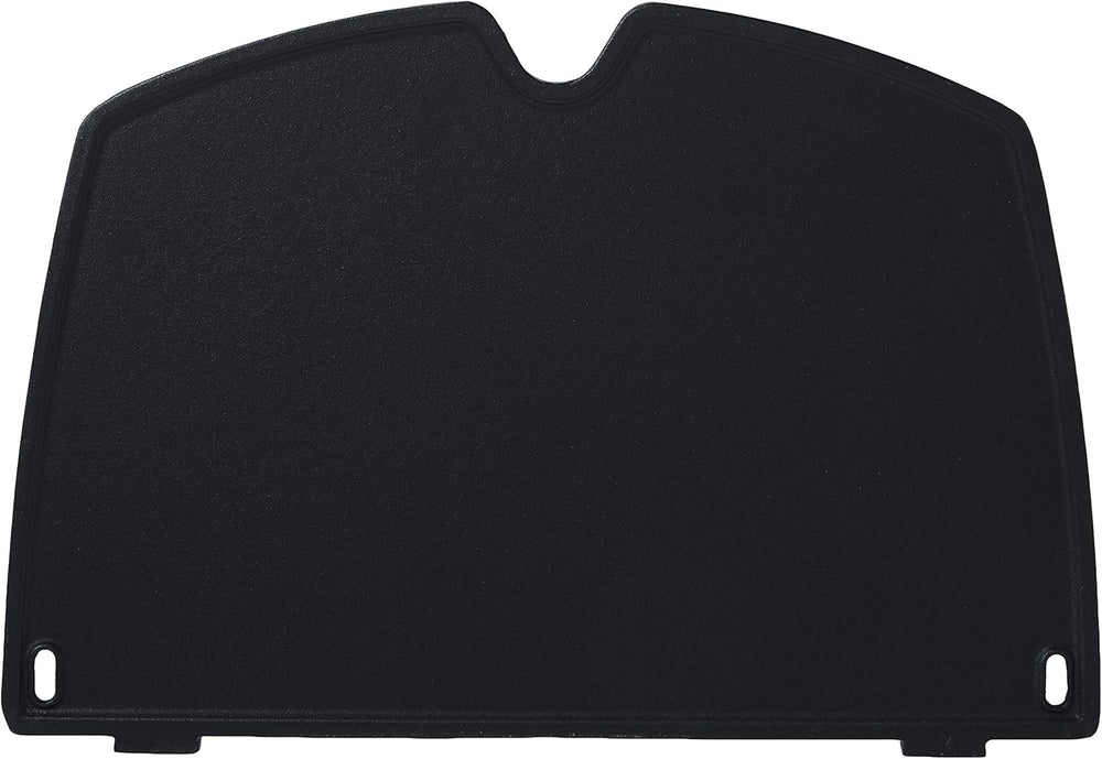 Weber Q1400 Barbecue électrique avec support, surface de cuisson 43 x 32 cm, nomade, grille en fonte émaillée divisée en 2 parties, couvercle et cuve en fonte d'aluminium - Gris foncé (52020853)