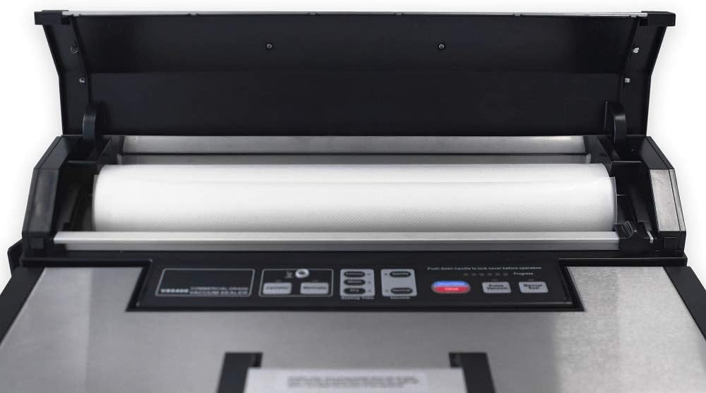Maxxo VM ChamberLine 40 Professional Food Vacuum Sealer - Vacuum Chamber 72 L/min, Stainless Steel, Double Welding, Vacuum Sealer + 30 Bags Included
