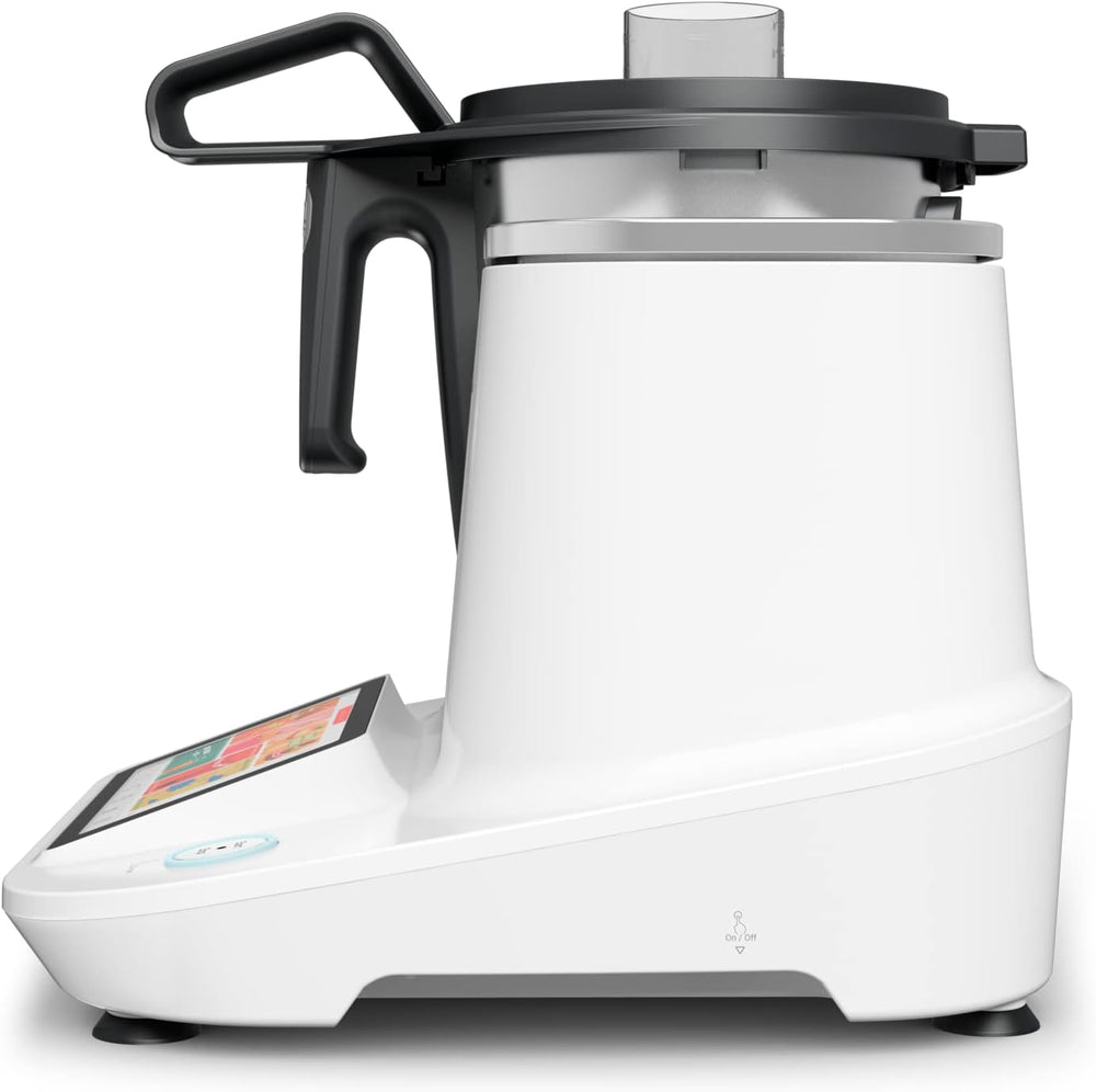 Moulinex Clickchef Compact Multi-Function Cooker, 3.6 L, 1400 W, 5 Programs, 32 Functions, Built-in Kitchen Scale, Steamer, Mixer HF456810 [Control Screen]