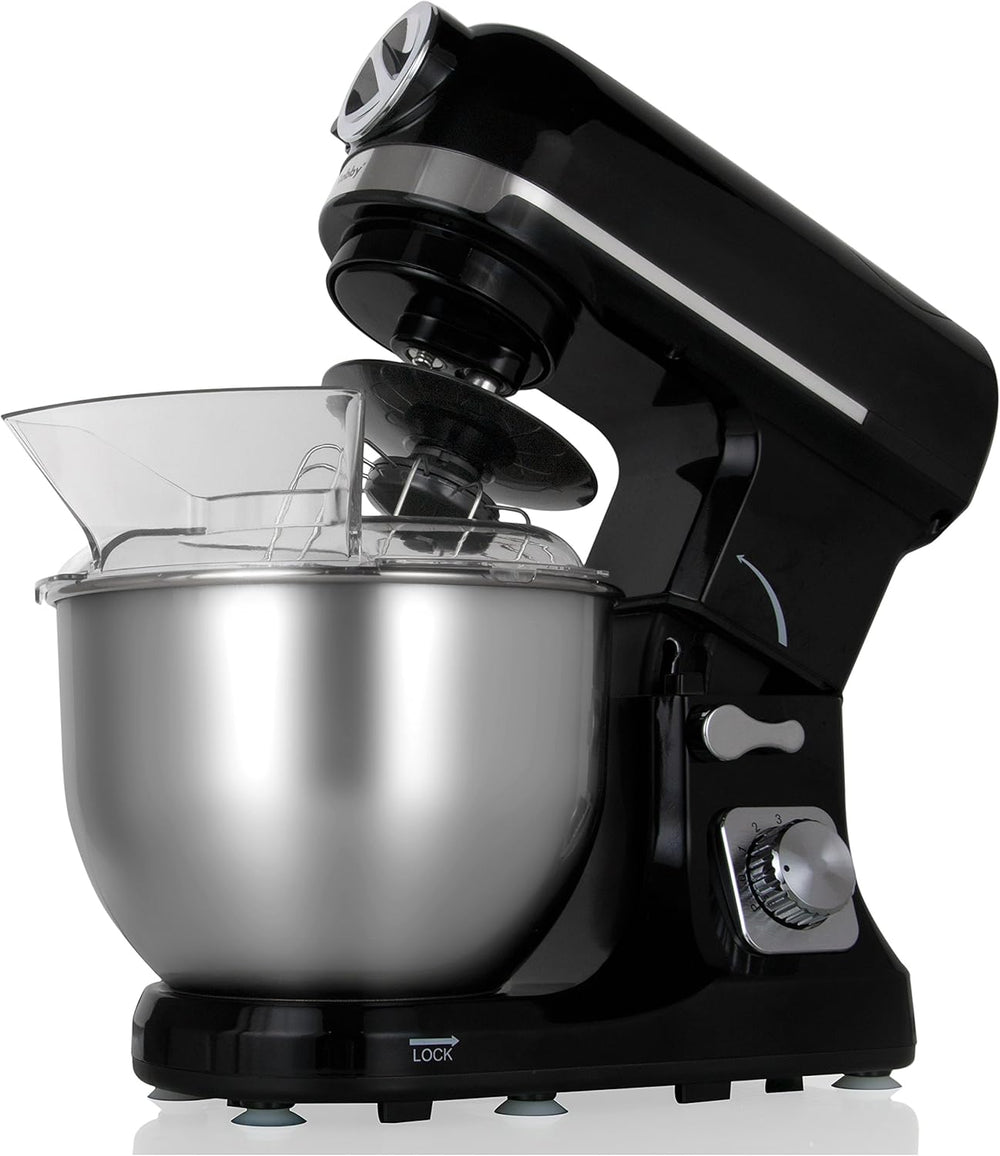 Robot Multifonctions 5l 1000w Noir Avec Hachoir Et Blender 1,5l En Verre - ROBIMIX NOIR
