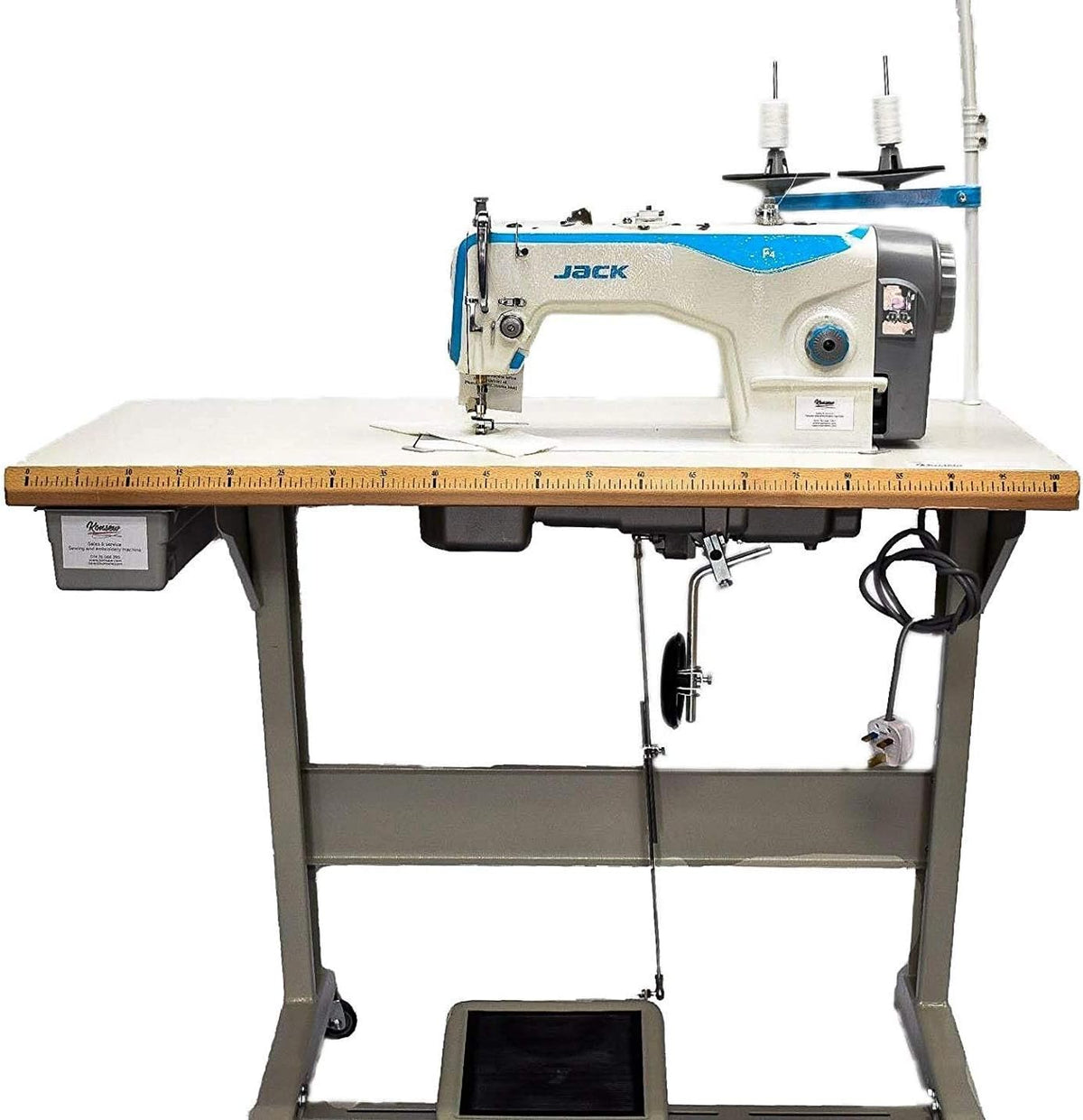 Jack F 4 Machine à coudre industrielle à entraînement direct et à point noué