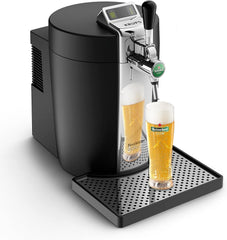 Krups Beertender Machine bière pression, Fûts de 5 L, Marques du groupe Heineken, Témoin lumineux, Température et mousse parfaites, Bière fraîche, Installation facile, Compact noire VB450E10
