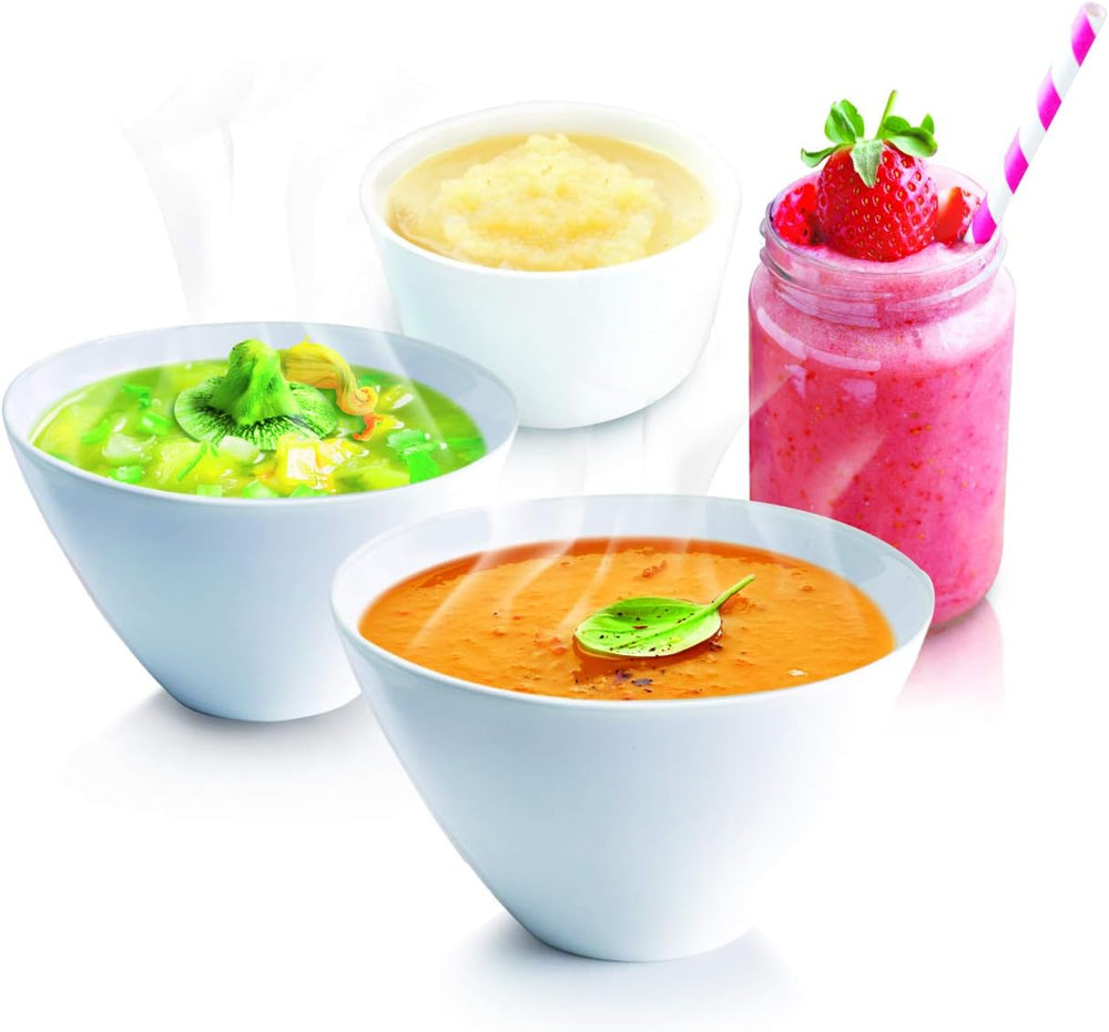 Moulinex Blender chauffant, Mixeur soupe, Puissance 1000 W, Capacité 1,2 L, 5 programmes automatiques, Double paroi, Maintien au chaud 40 min, Livret recettes, Easy Soup, Inox LM841B10