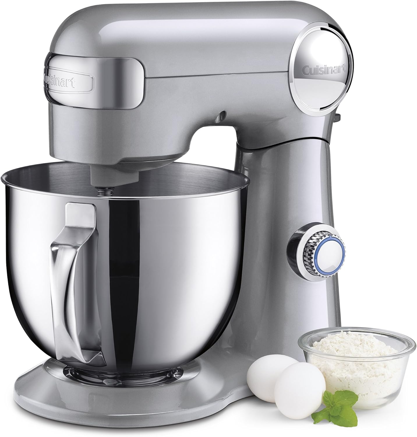 Cuisinart SMD-50BC Precision Pro Mélangeur numérique sur pied de 5,5 litres, métal, doublure argentée