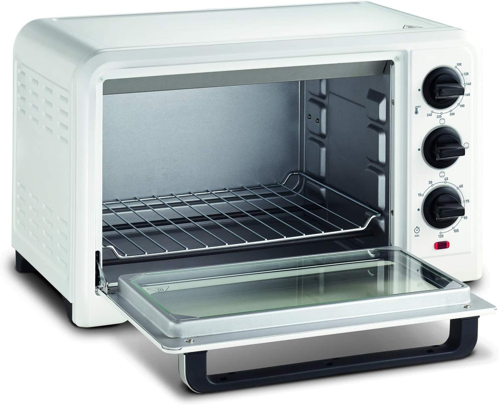 Moulinex Oven, 33 L, Rotating heat, Advanced convection, 6 cooking modes, Thermostat adjustable up to 240°C, Timer 120 min, Reversible grill, Silicone oven mitts, Optimo Black OX464811