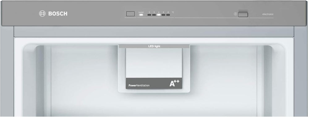 Bosch KSV33VLEP-Série 4 Réfrigérateur pose-libre - 324 litres - 176 x 60 cm - Inox