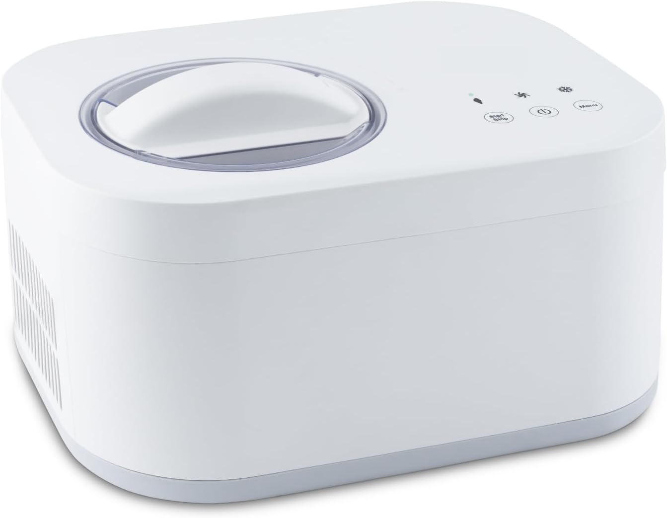 H.Koenig Sorbetière Turbine à Glace Professionnelle HF180, Machine à Glace Electrique 1L, 135 W, Réfrigérante & Maintien du Froid - Sorbet et Crème Glacée