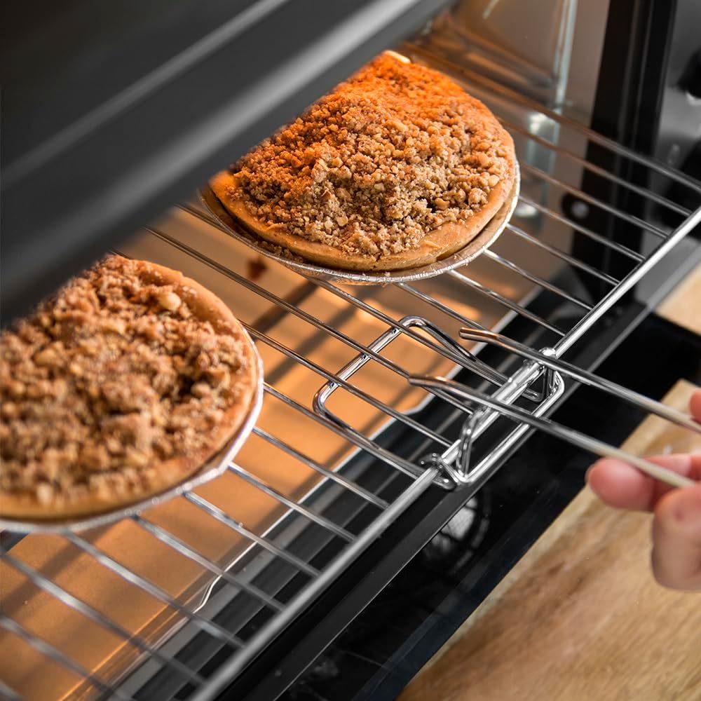 Cecotec Bake&Toast 4600 Black Gyro Countertop Oven, 46 L, 2000 W, 12 Combinable Heating Functions, Includes Rotating Spindle, Crumb Catcher Tray.