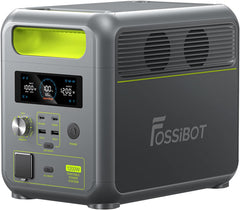 FOSSiBOT F1200 Generateur Electrique Portable 1200W, 1200Wh LiFePO4 Station électrique, 7 Sorties, UPS, BMS, 4000+ Fois, Générateur Solaire pour Camping/Jardin/RV