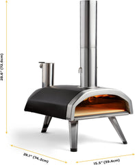 Four a pizza à bois Fyra 12 - Four a pizza bois d'extérieur - Four pizza portatif - Four à pizza à pellets - Four