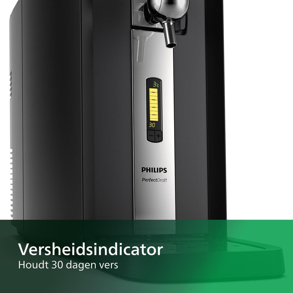 Philips PerfectDraft, Home Beer Dispenser with LCD Display, 6 L Kegs, 70 W (HD3720/25)