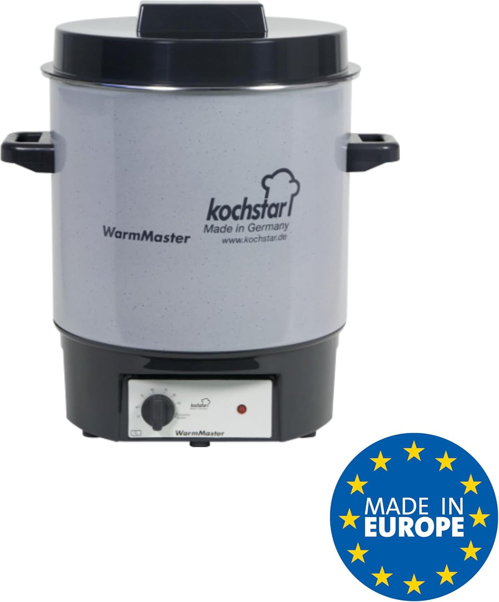 Kochstar K99104035 Electric Sterilizer with Thermostat and Tap 27 Litres 50 x 46.5 x 37 cm Grey