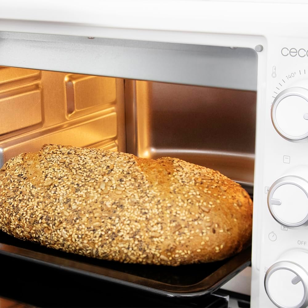 Cecotec Bake&Toast 4600 Black Gyro Countertop Oven, 46 L, 2000 W, 12 Combinable Heating Functions, Includes Rotating Spindle, Crumb Catcher Tray.