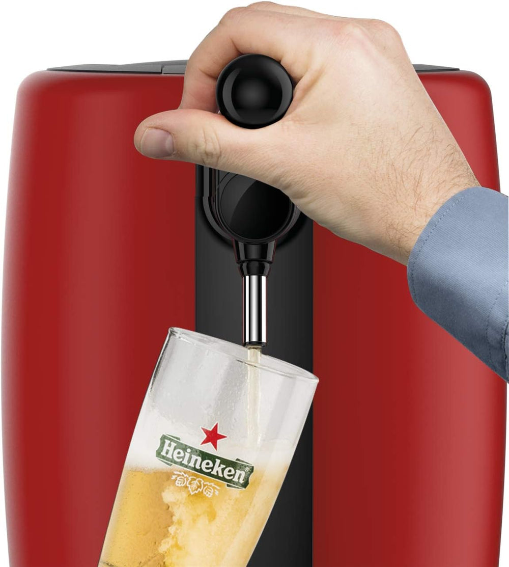 Seb Beertender VB310510 Beer Pump Pressure Beer Machine 5L Temperature Indicator Red 70 W