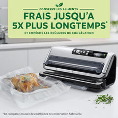 FoodSaver Professional Automated Vacuum Sealer | Storage Compartment for Roller and Cutter | Marinade Function | Includes Matching Vacuum Sealer Bags [FFS006X]