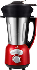 Senya SYCP-HB008R Cook & Ice V3 Red Stainless Steel Heated Blender, Soup Blender/Milled Soup, Steaming, Crushed Ice Smoothies, 1, 5L, 1400W, SYCP-HB008R