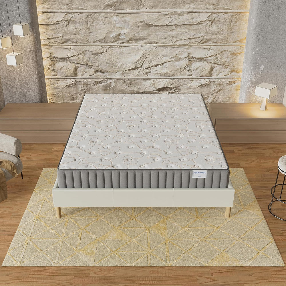 NOVEMBER - Orionis Mattress 120 x 190 cm - Hybrid Technology: HDensity Foam + Memory Foam - Thickness 22 cm - Toning & Wrap Support - Sanitized Label (Anti-Bacterial/Dust Mite)