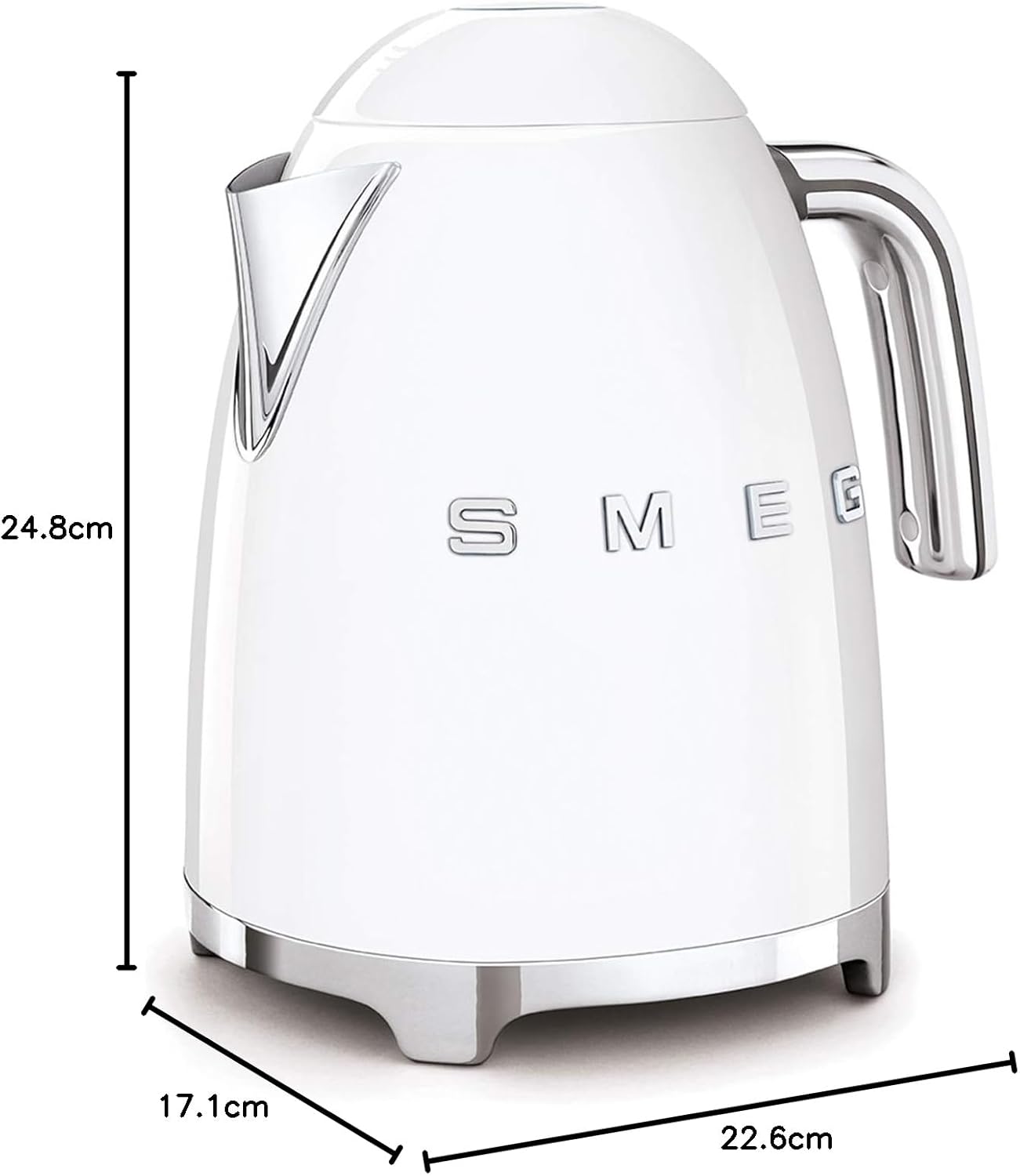 Bouilloire Sans Fil 1.7l 2400w Blanc Mat - KLF03WHMEU