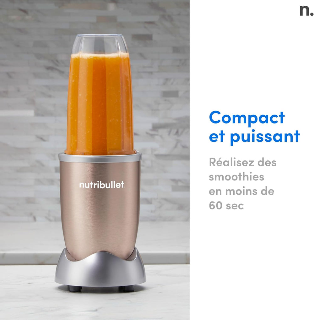nutribullet Pro 900, Electric Blender, Chopper, Smoothie Blender, Multifunctional, Power 900 Watts, NB904CP, Champagne