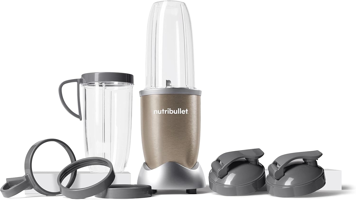 nutribullet Pro 900, Electric Blender, Chopper, Smoothie Blender, Multifunctional, Power 900 Watts, NB904CP, Champagne