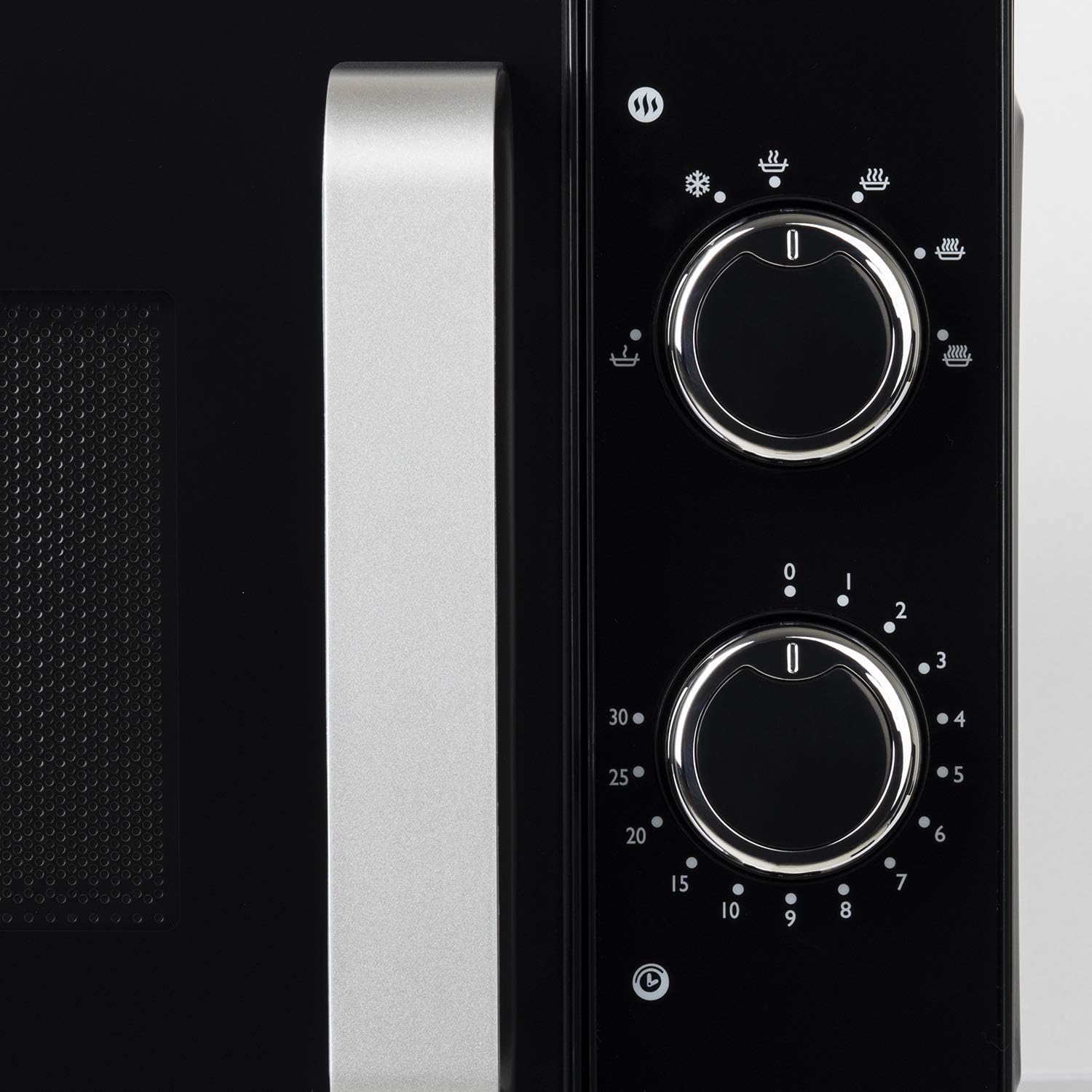 H.Koenig Micro-Ondes Four Grill 2 en 1 VIO9, 25L, Plateau tournant 27cm, 10 modes de cuisson jusqu’à 1000W, Décongélation, Cuisson combinée, écran LCD [Classe énergétique A+]