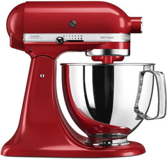 KitchenAid Robot Pâtissier I Artisan I Robot cuisine multifonctions à tête inclinable I Avec 4 accessoires I Bol de 4,8L | Crème