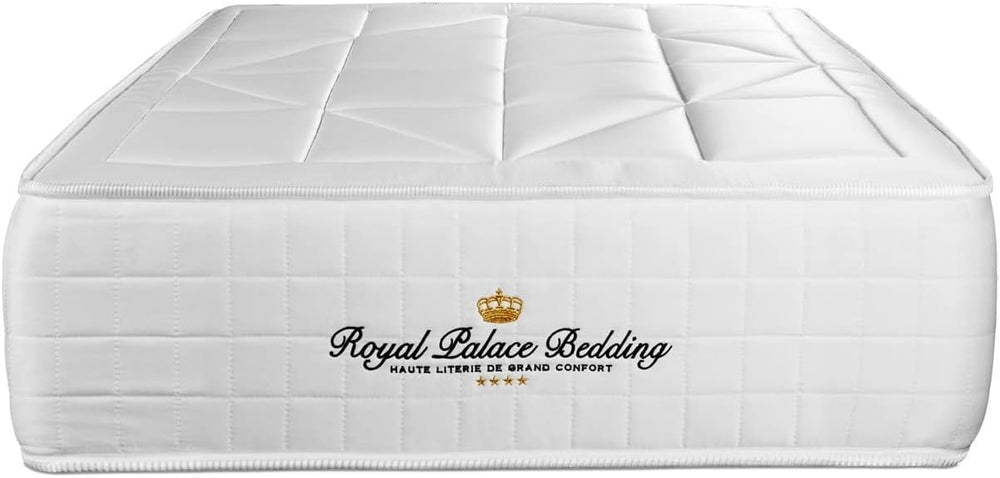 Royal Palace Bedding Windsor Pocket Spring Mattress + Memory Foam Maxi Thickness 140 x 190 cm | Thickness: 26 cm | Comfort: Balanced