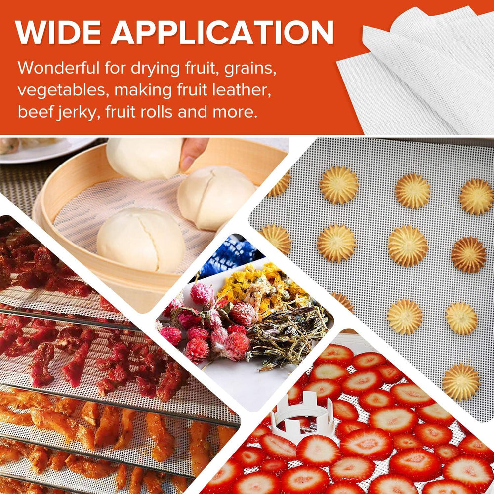 Kwasyo Food Dehydrator Stainless Steel 8 Trays Temperature Regulator 30-90°C 24H Timer Function BPA Free Dehydrator for Fruit, Meat, Vegetables