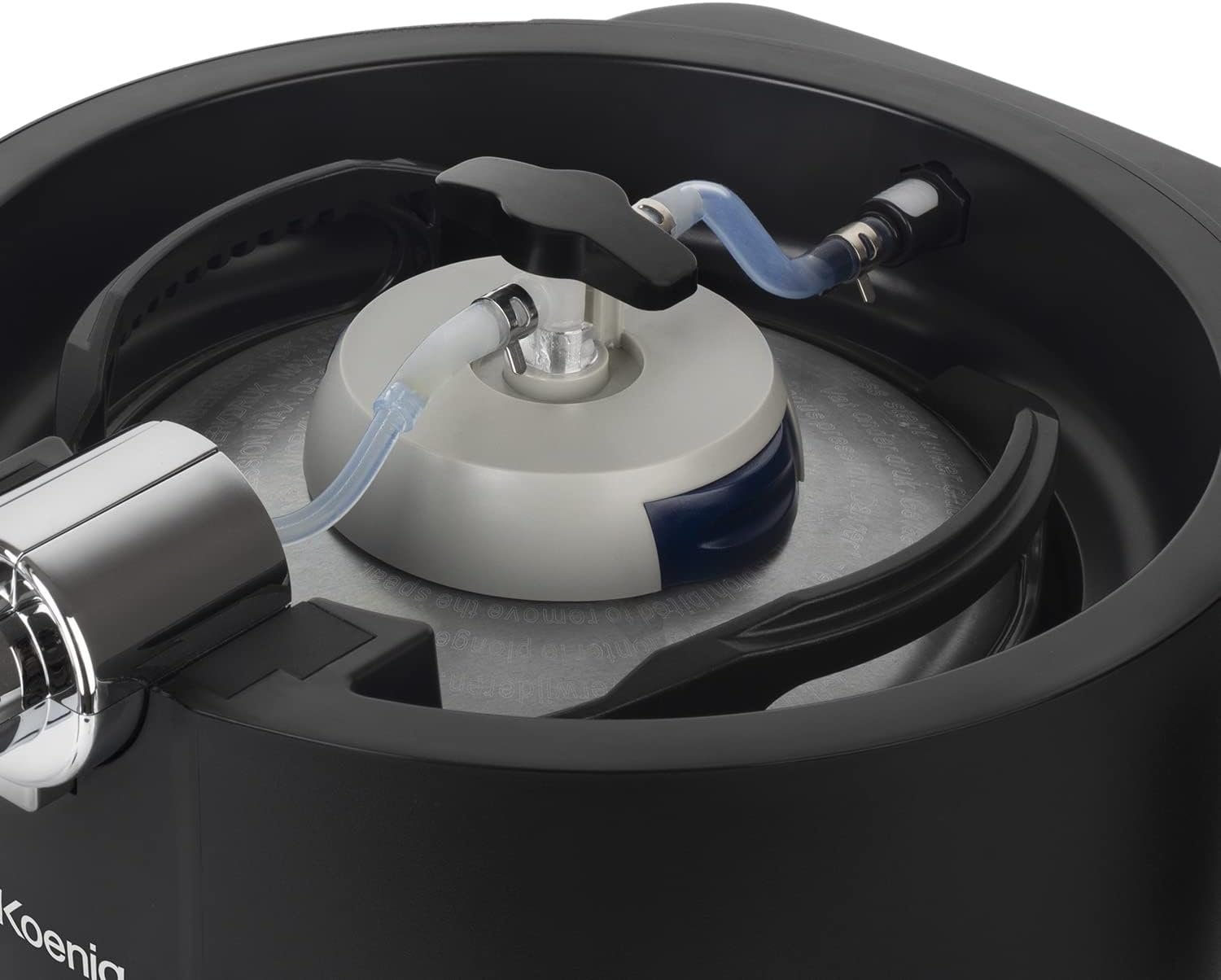 H.Koenig Tireuse à Bière compatible tous Fûts Universels Pressurisés de 5L Inox BW1778, Machine, Pompe, Pression domestique, Professionnelle, Universelle, Refroidissement intégré 4°C