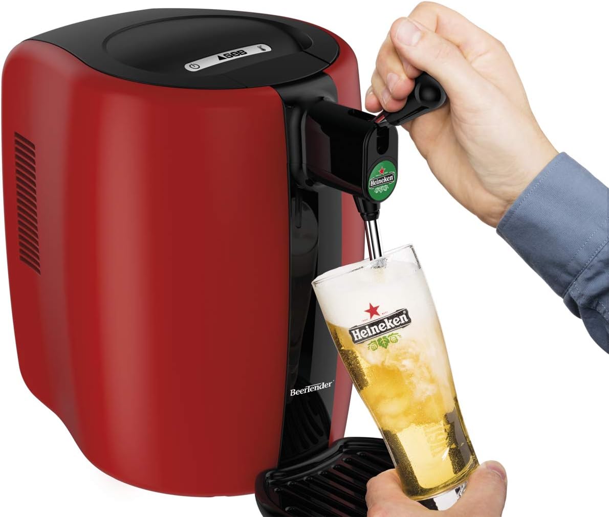 Seb Beertender VB310510 Beer Pump Pressure Beer Machine 5L Temperature Indicator Red 70 W